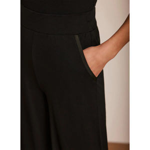 Mint Velvet Black Palazzo Wide Leg Trousers